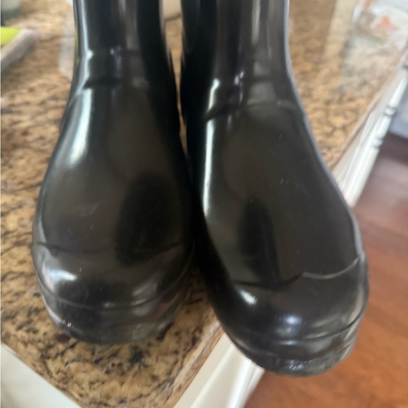 Hunter Black Shiny Rain Boots EU 42 Used condition - Picture 3 of 11